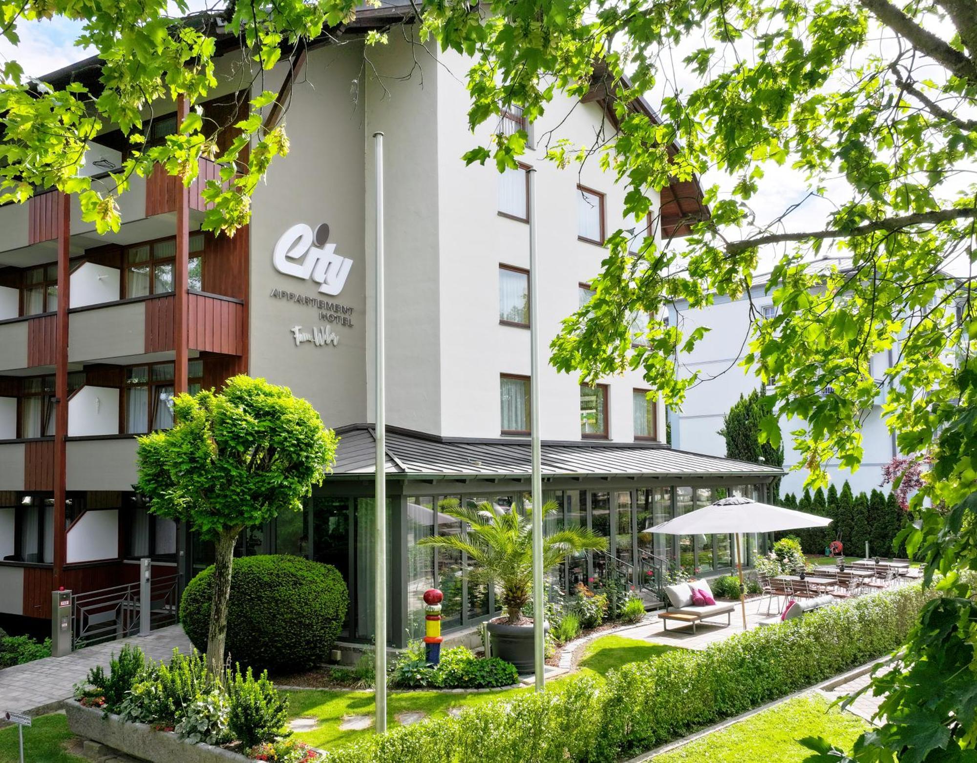 City Appartementhotel Bad Fussing Bagian luar foto